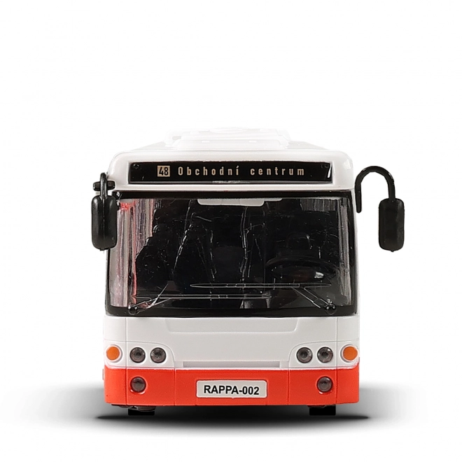 Avtobus, ki napoveduje postaje v češčini 28 cm