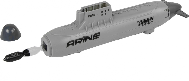 Podmornica z izstreljevalnikom in kolesci