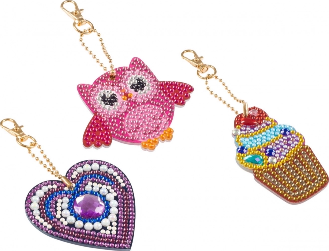 diamantno slikanje obesek cupcake