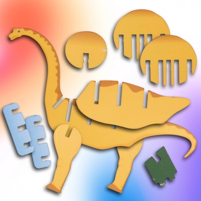 EscapeWelt 3D lesena sestavljanka Brontosaurus