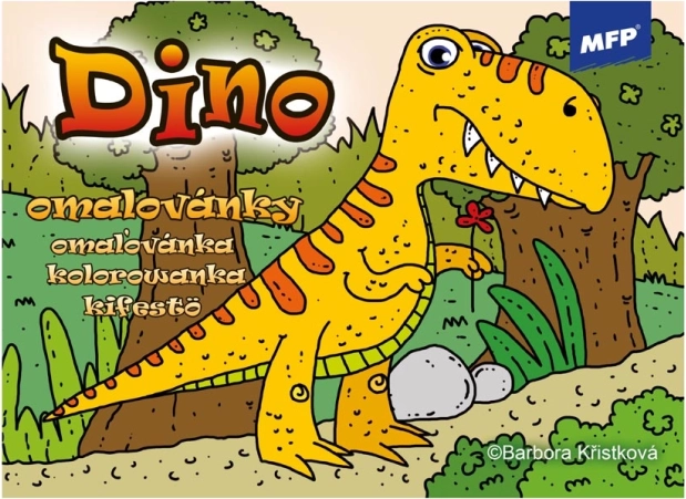 Pobarvanke dinozavri MFP A5