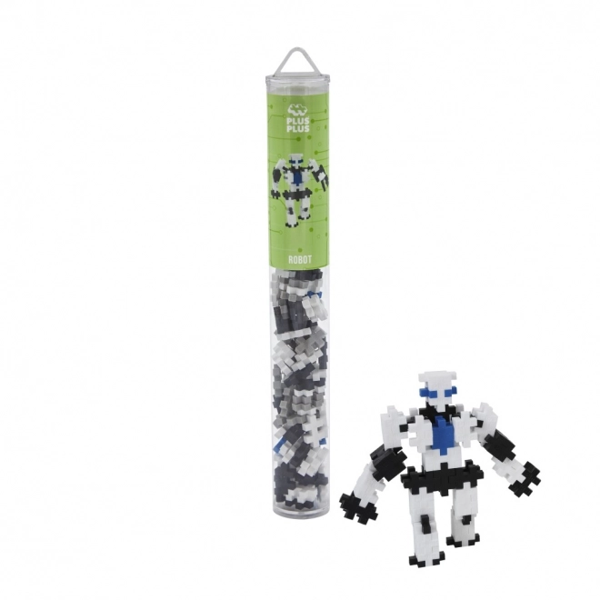 Kreativni komplet Plus-Plus Robot v tubi