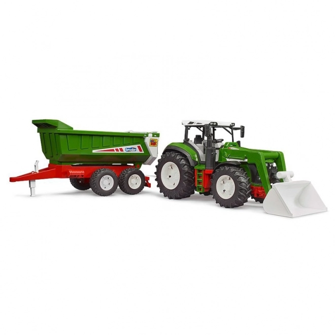 Bruder Traktor ROADMAX s čelnim nakladačem in prikolico