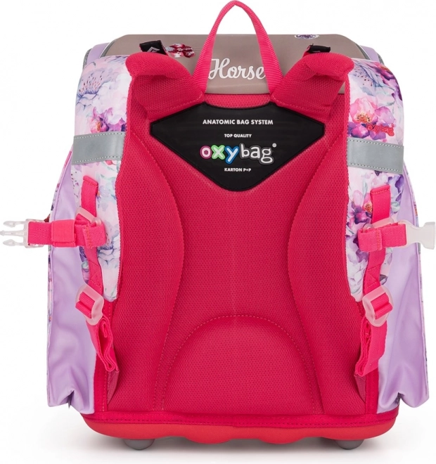OXYBAG Šolski set 3 kosi Premium Light Konj Romantic