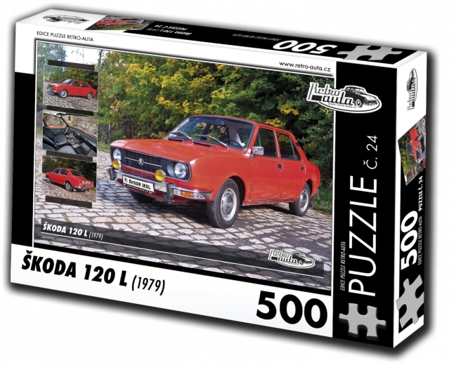 Sestavljanka RETRO-AVTOMOBILI Škoda 120 L 500 kosov