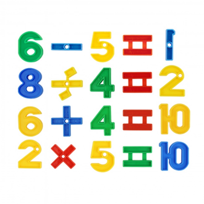 Woopie matematična konstrukcijska igrača s kockami in vzorci 148 delov