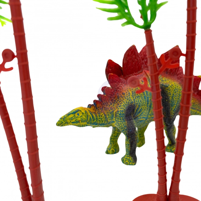 Set figur dinozavrov z igralno podlogo in kovčkom
