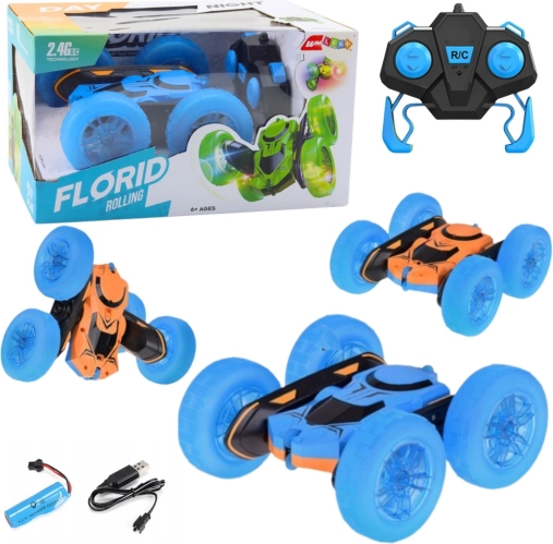 Kaskaderski RC avto 360° – moder