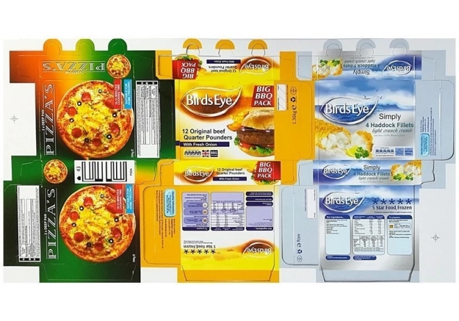 Igralni nakupovalni voziček s 34 deli