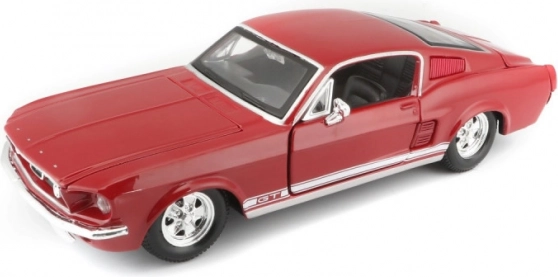 Model avtomobila Ford Mustang GT 1967 1:24 rdeč