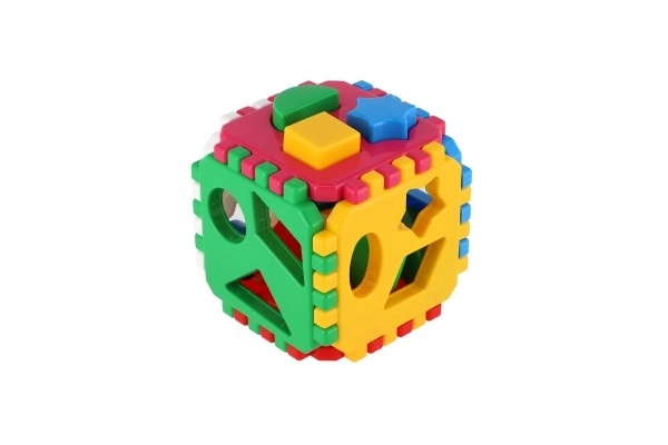 Vstavljiva kocka plastika 12x12cm v mreži 12m+