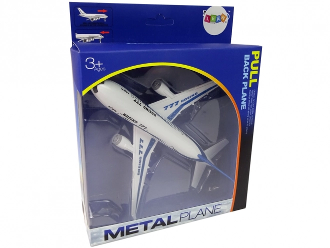 Osebno letalo Boeing 777 Bele pogonske luči zvoki