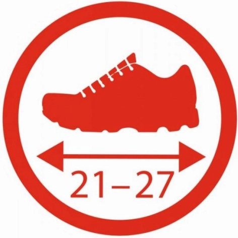 Enostavna nastavitev za velikosti 21–27