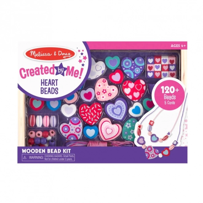 Kreativni komplet biserov Srčki - Melissa & Doug