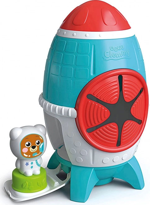 CLEMENTONI SOFT CLEMMY Box Vesoljska raketa s 5 kockami