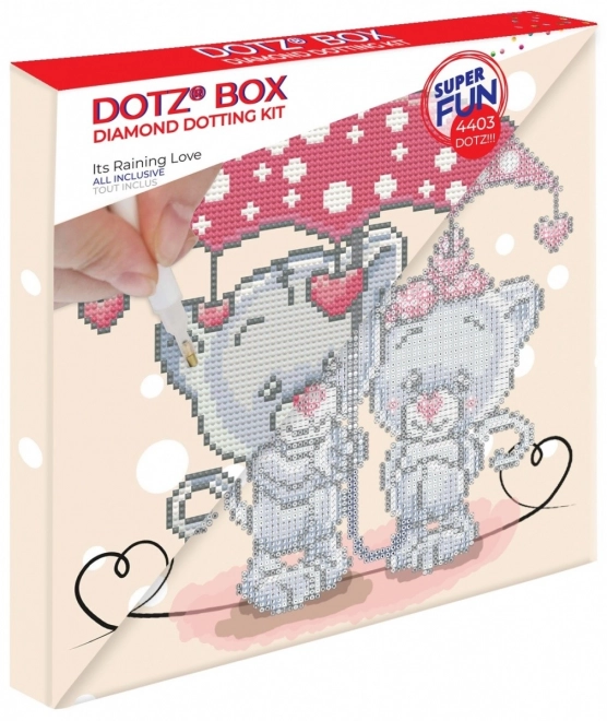Sada Diamond Dotz Dež Lásky