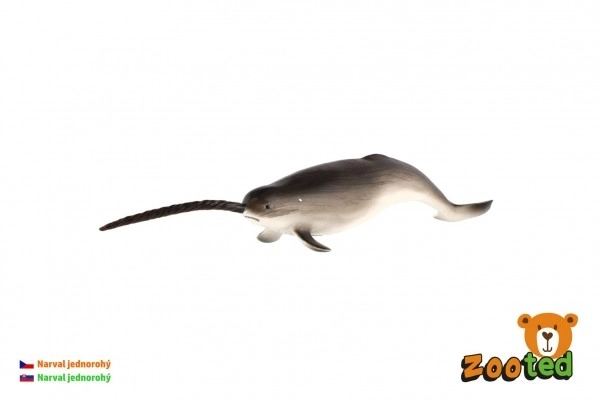 Narval enorog zooted plast 20cm v vrečki