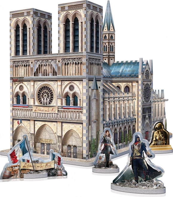 3D sestavljanka Assassin's Creed Unity: Katedrala Notre-Dame 860 kosov