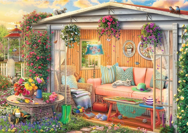 TREFL Puzzle Premium Plus Čajna ura: Moje najljubše mesto 1000 kosov