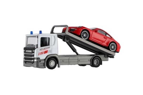 Welly Scania P320 vlečno vozilo in avto