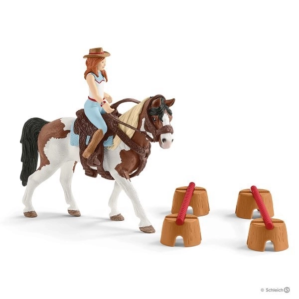 SCHLEICH Horse Club® 42441 Hannah in jahalni komplet za western