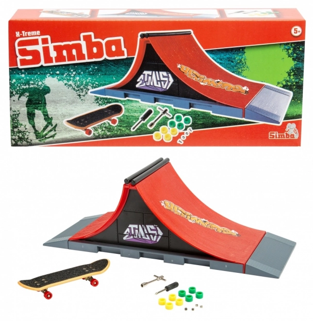 Mini skateboardov set WOT s rampo Utlimate