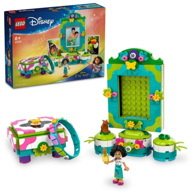 LEGO Disney Marabele čarobni Encanto – okvir za slike in šatulja za nakit