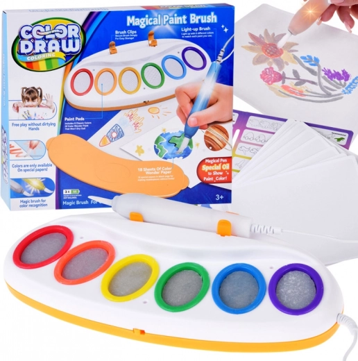 magični ustvarjalni set Color & Draw LED – čopič za svetlobno risanje za otroke