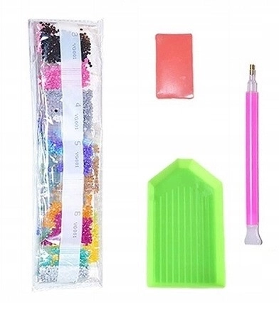 Set za diamantno slikanje - zaljubljeni papagaji