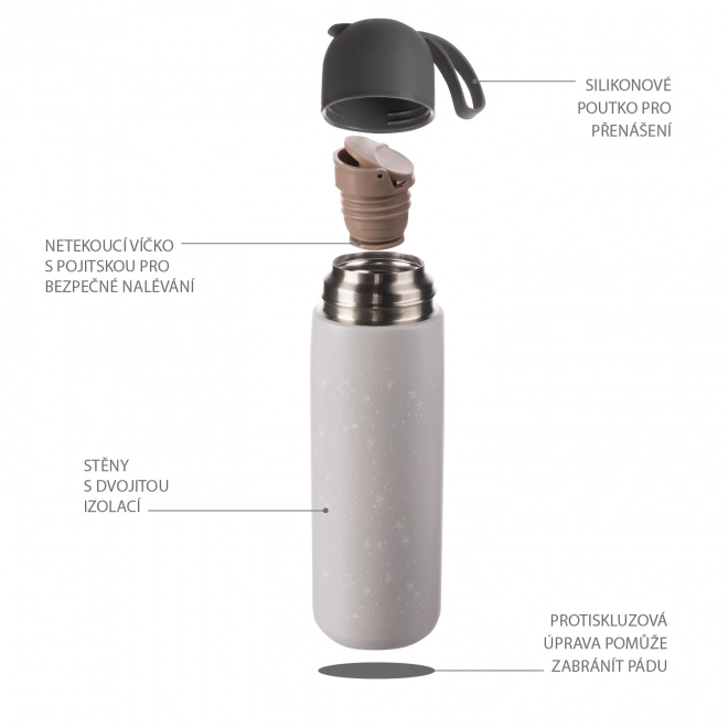 Termovka za tekočine s silikonskim držalom 400 ml, Gore
