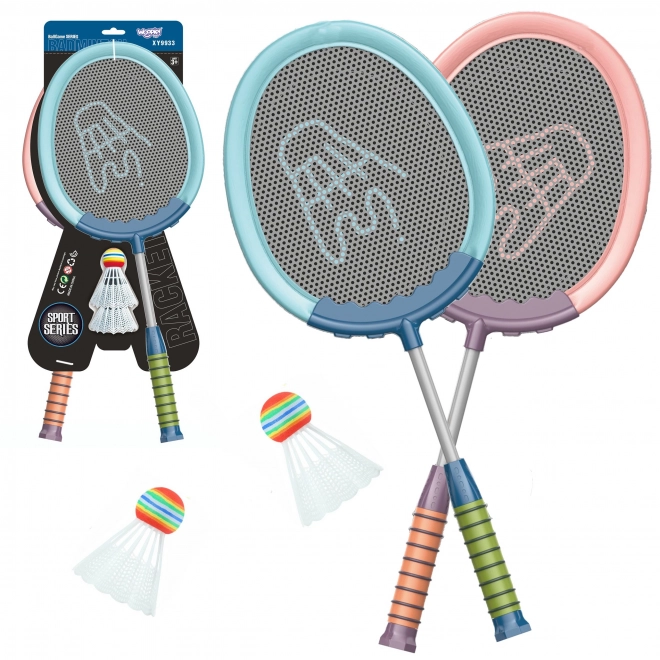 Woopie set loparjev in žogic za badminton