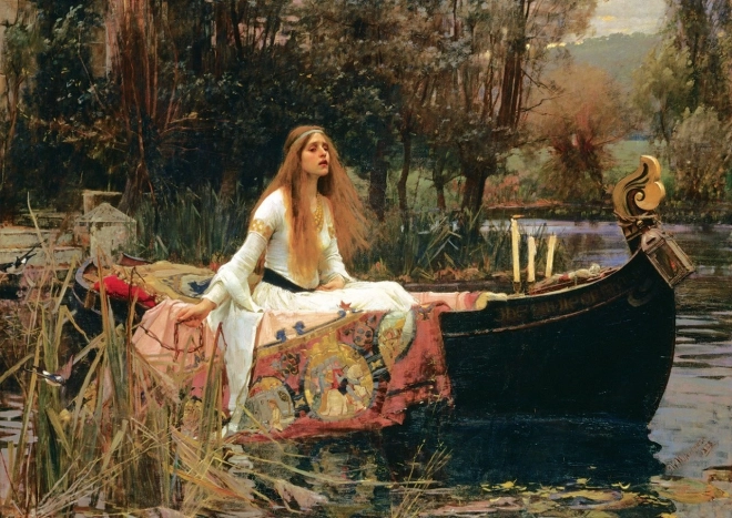 Sestavljanka ART: Gospa iz Shalotta (1888) – muzejska serija, 2000 koščkov