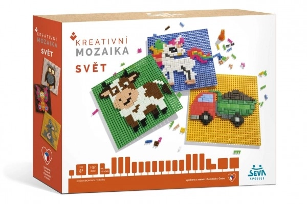 Kreativna Mozaična Svetovna Plastična Igralna Kocka