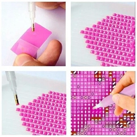 Set za diamantno slikanje - zaljubljeni papagaji