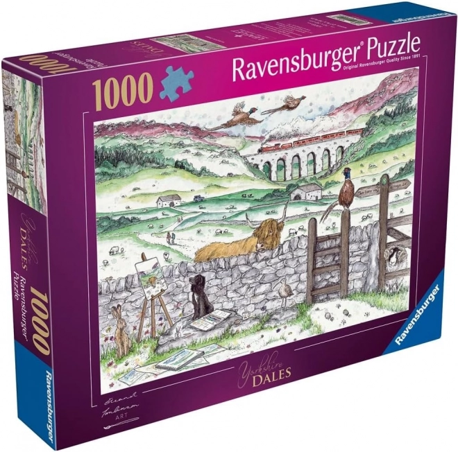Ravensburger sestavljanka Življenje v Yorkshire 1000 kosov