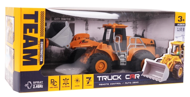 R/C Buldozer s funkcijo svetlobe in dima