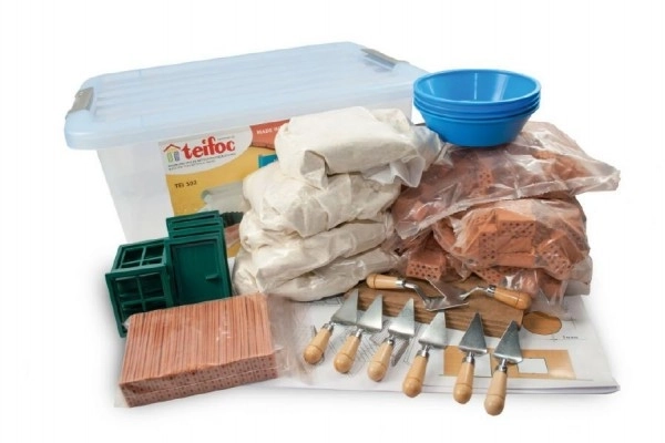 Komplet Teifoc Šolski Set 320 kosov v plastični škatli z ročaji 39x19x29 cm