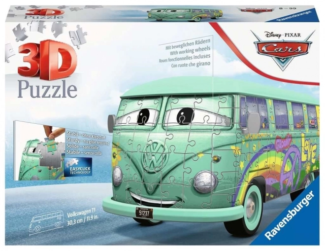 RAVENSBURGER 3D puzzle Avtobus Cars: Fillmore 162 kosov