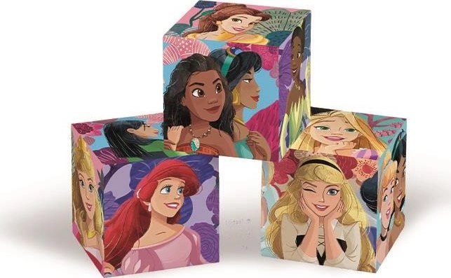 CLEMENTONI Slikovne kocke Disney princese, 6 kock