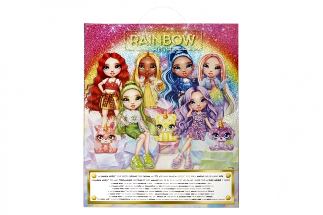 Rainbow High modna punčka z živalico - Skyler Bradshaw