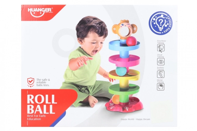 Pot kroglice z opico