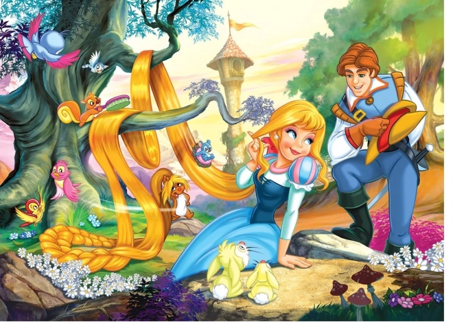Eurographics puzzle Princeska s čudovitimi lasmi 100 kosov