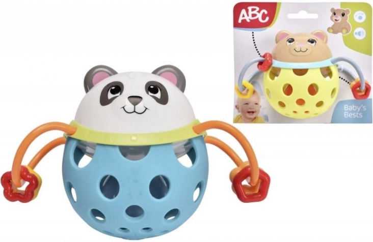 Ropotuljica medvedek ali panda 10 cm