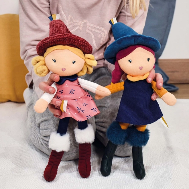 Doudou Jolijou Tkanine lutka čarovnice 24 cm