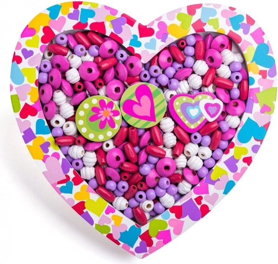 Srčni komplet perlic