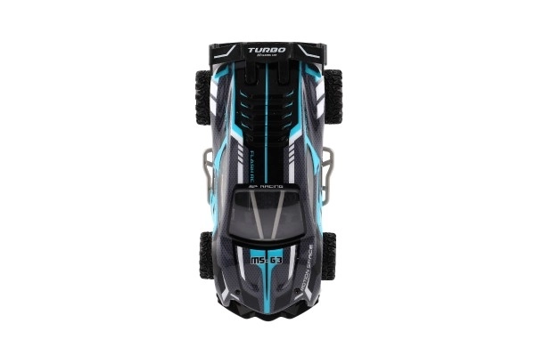 RC športni avto 2,4GHz srebrno-turkizno 20cm – Srebrno-turkizno