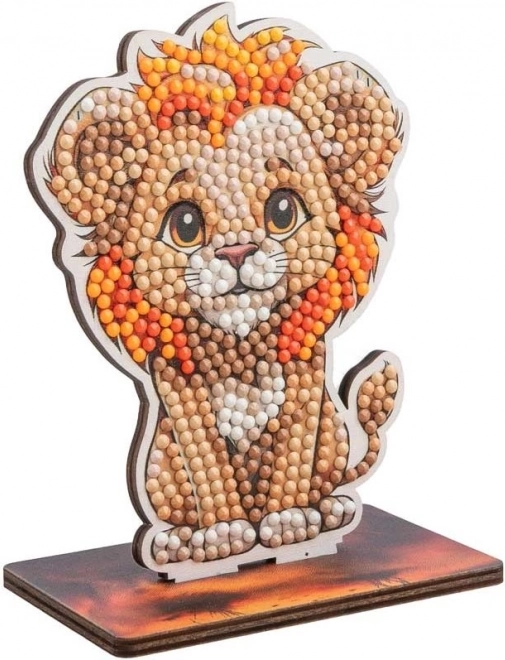 Diamantno barvanje Safari: Lev