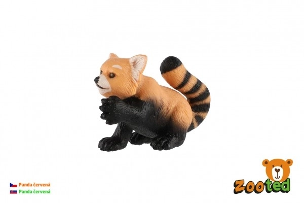 Panda rdeča zooted plast 5cm v vrečki