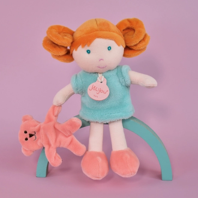 Doudou Jolijou Punčka Miss Mint 21 cm