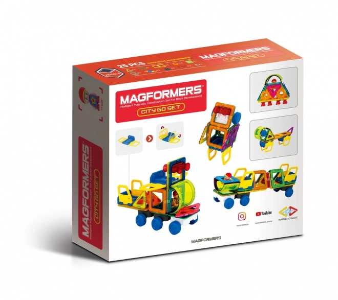 Magnetne kocke City Go Set 25 kos
